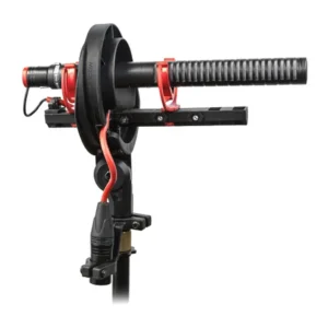 Rycote Super-Blimp Kit NTG Windshield and Shock Mount Kit: The suspension holding an NTG mic.