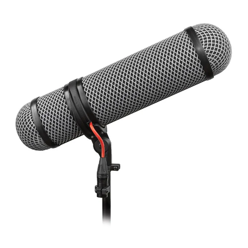 Rycote Super-Blimp Kit NTG Windshield and Shock Mount Kit: The Super-Blimp from the front.