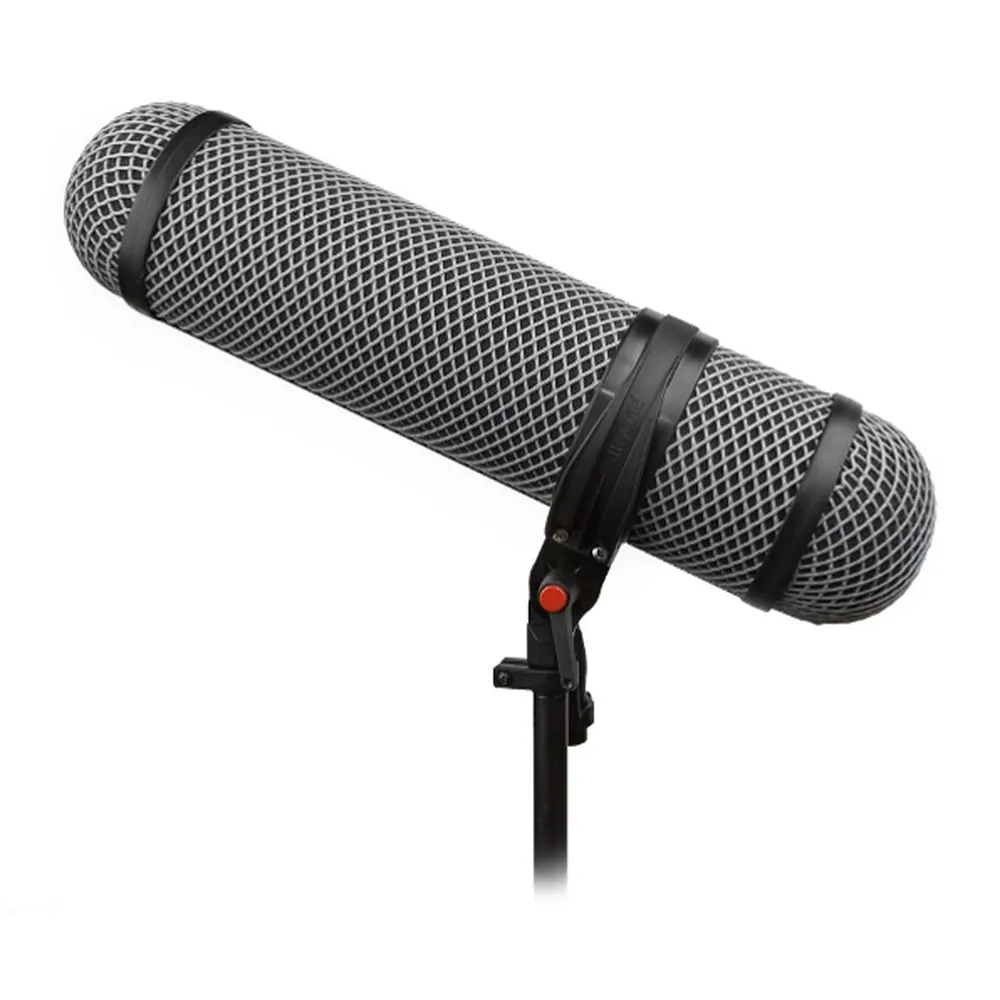 Rycote Super-Blimp Kit NTG Windshield and Shock Mount Kit: The Super-Blimp from the side.