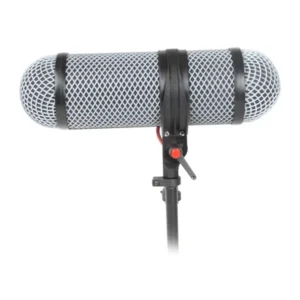 Rycote Super-Blimp NTG5, the Super-Blimp NTG5 windshield on a stand.