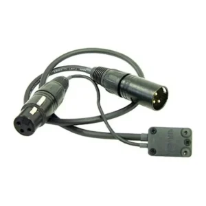 Rycote Connbox 1 Mic Cable Connection Box: The Connbox 1 with its XLR cable and connectors.