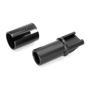 Rycote CC-Hotshoe Camera Clamp Adaptor, a black adapter beside its removable split sleeve.