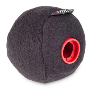 Rycote Baseball Windscreen: A Baseball windscreen for 19/20 mm mics, red grommet.