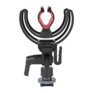 Rycote InVision On-Camera Shock Mount: The mount from the front.