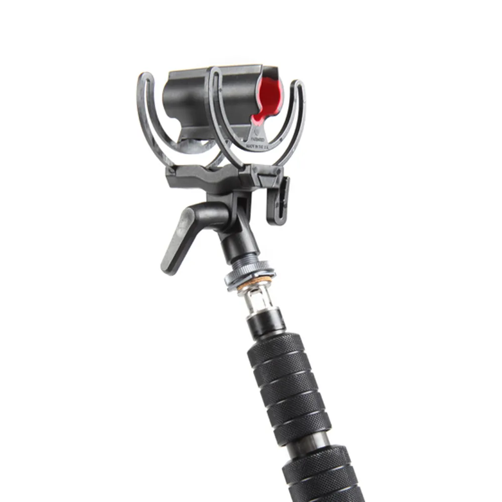 Rycote InVision On-Camera Shock Mount: The mount on a boom pole.