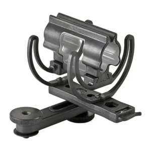 Rycote InVision Video Adapter for Cameras with 1/4" Thread: The InVision Video mount with its Duo-Lyre cradle and swivel base.