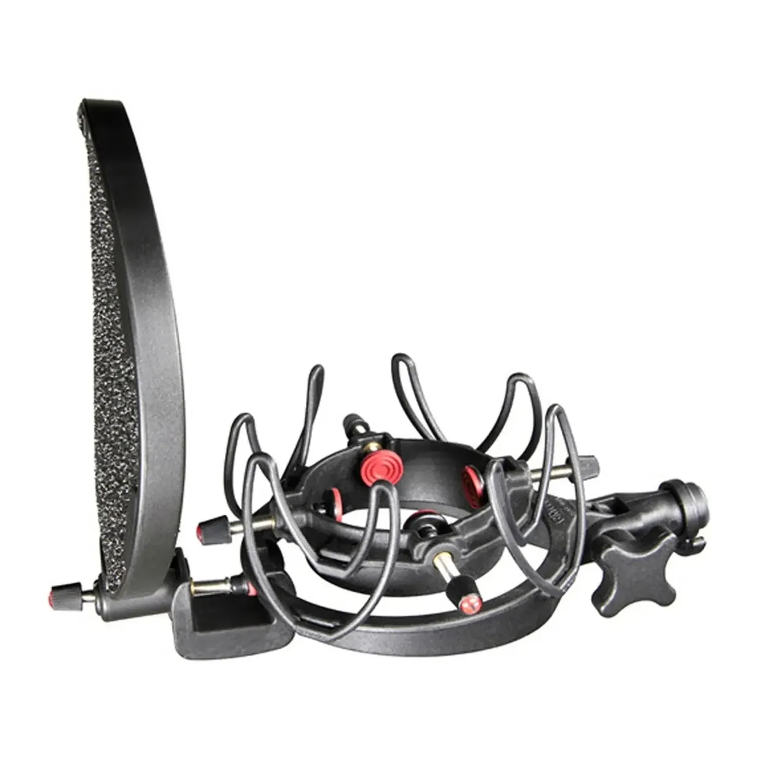 Rycote InVision Studio Kit with USM: InVision USM with the Universal Pop Filter attached.