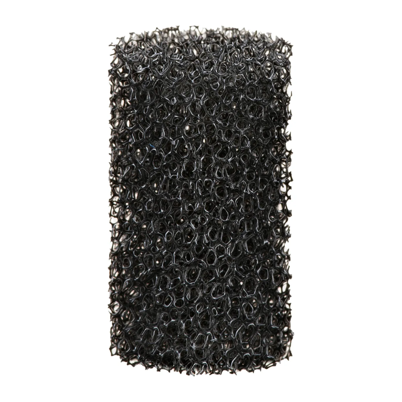 Rycote Mic Tubes, Long (Pack of 3): One black foam insert standing upright.