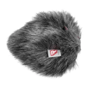 Rycote Mini Windjammers for Mic Foams - 5 cm SGM Foam, a gray fur Mini Windjammer for a 5 cm shotgun mic foam.