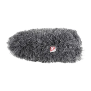 Rycote Mini Windjammers for Mic Foams - 12 cm SGM Foam, a gray fur Mini Windjammer for a 12 cm shotgun mic foam.