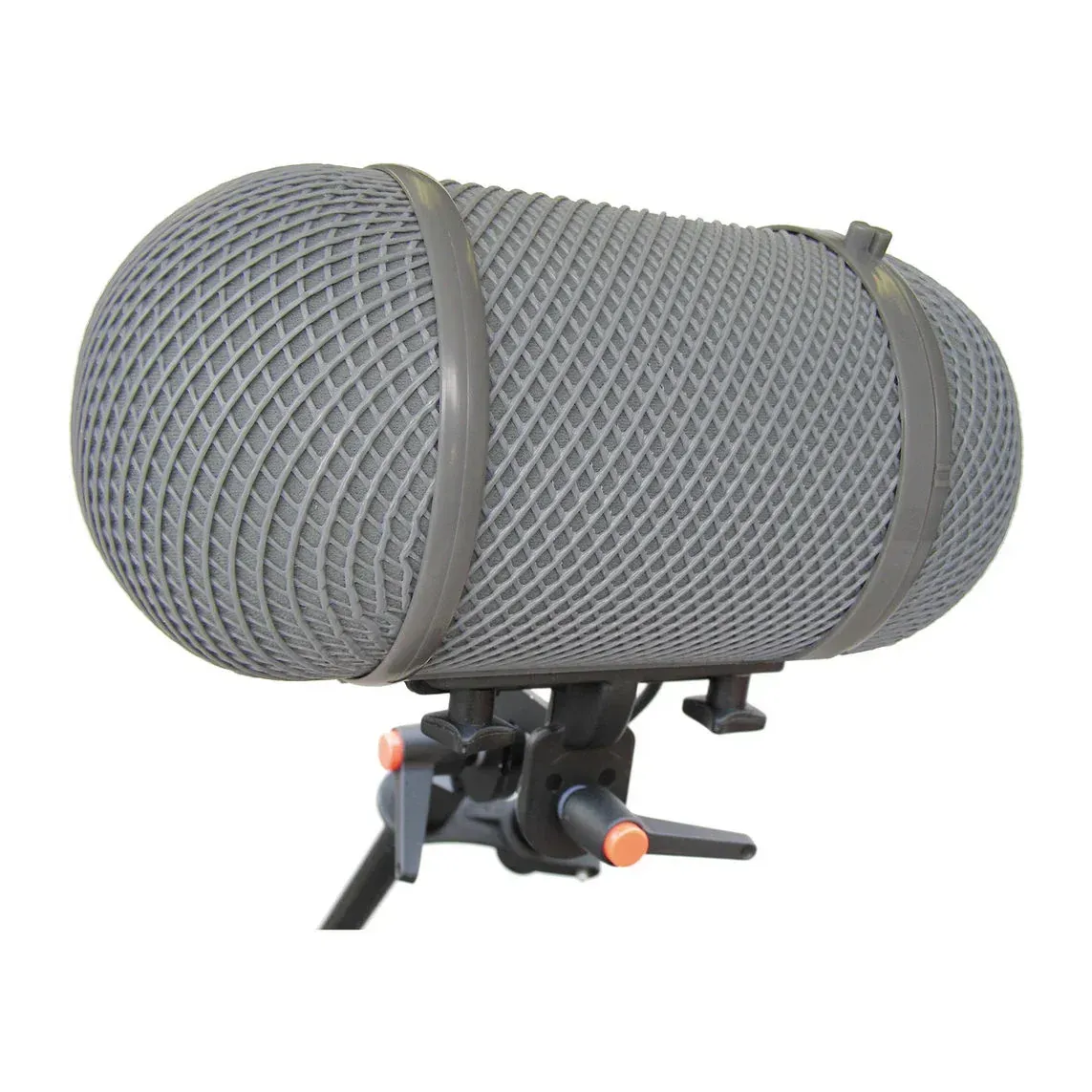 Rycote ORTF Windshield Kit (Without Connbox): The ORTF kit with its windshield basket fitted.