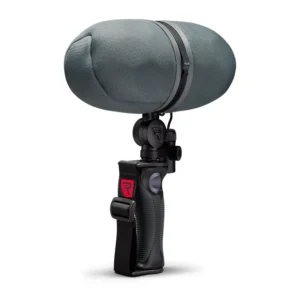 Rycote Nano-Shield Windshield Kit - NS0-AA: NS0-AA basket on the pistol grip.