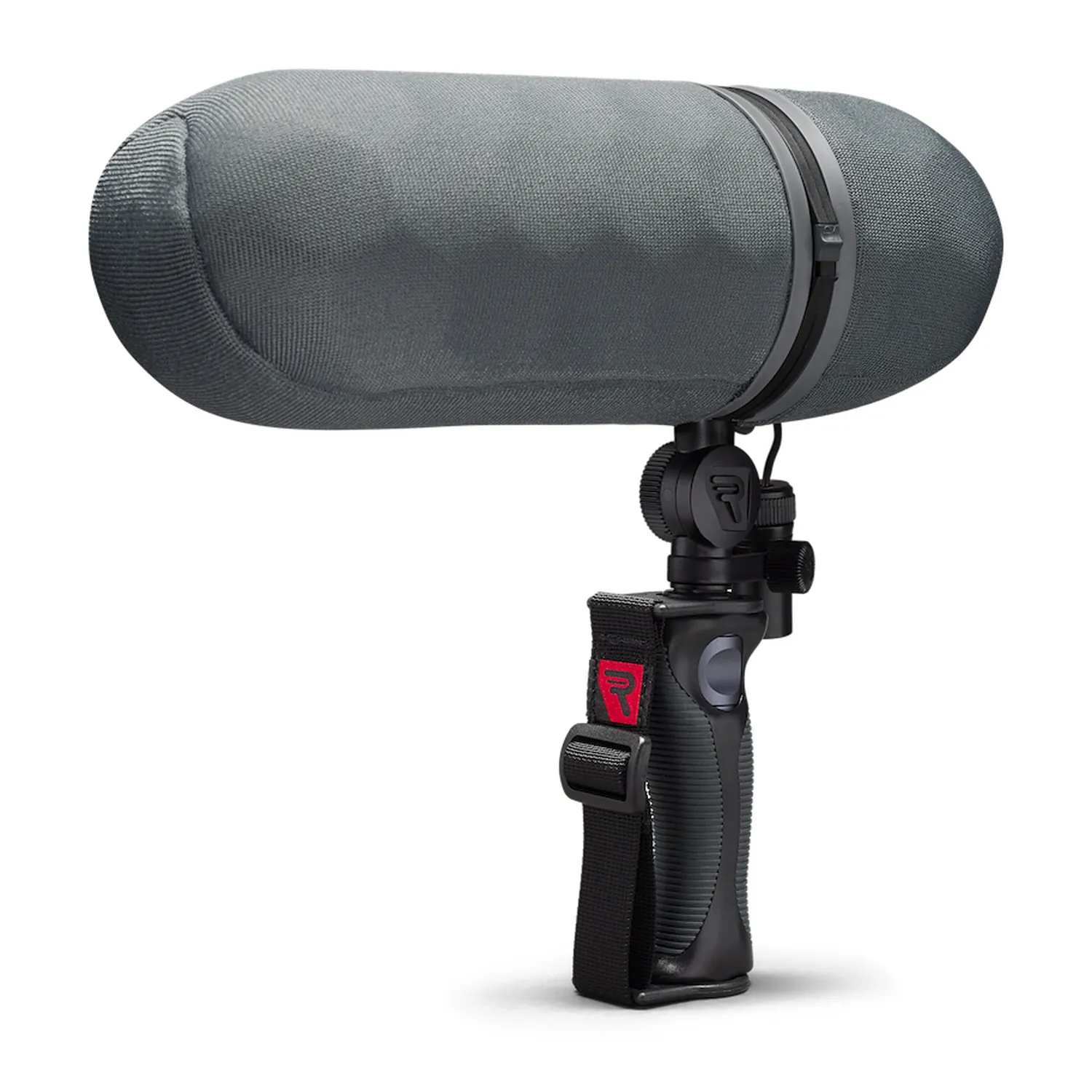 Rycote Nano-Shield Windshield Kit - NS2-CA: NS2-CA basket on the pistol grip.
