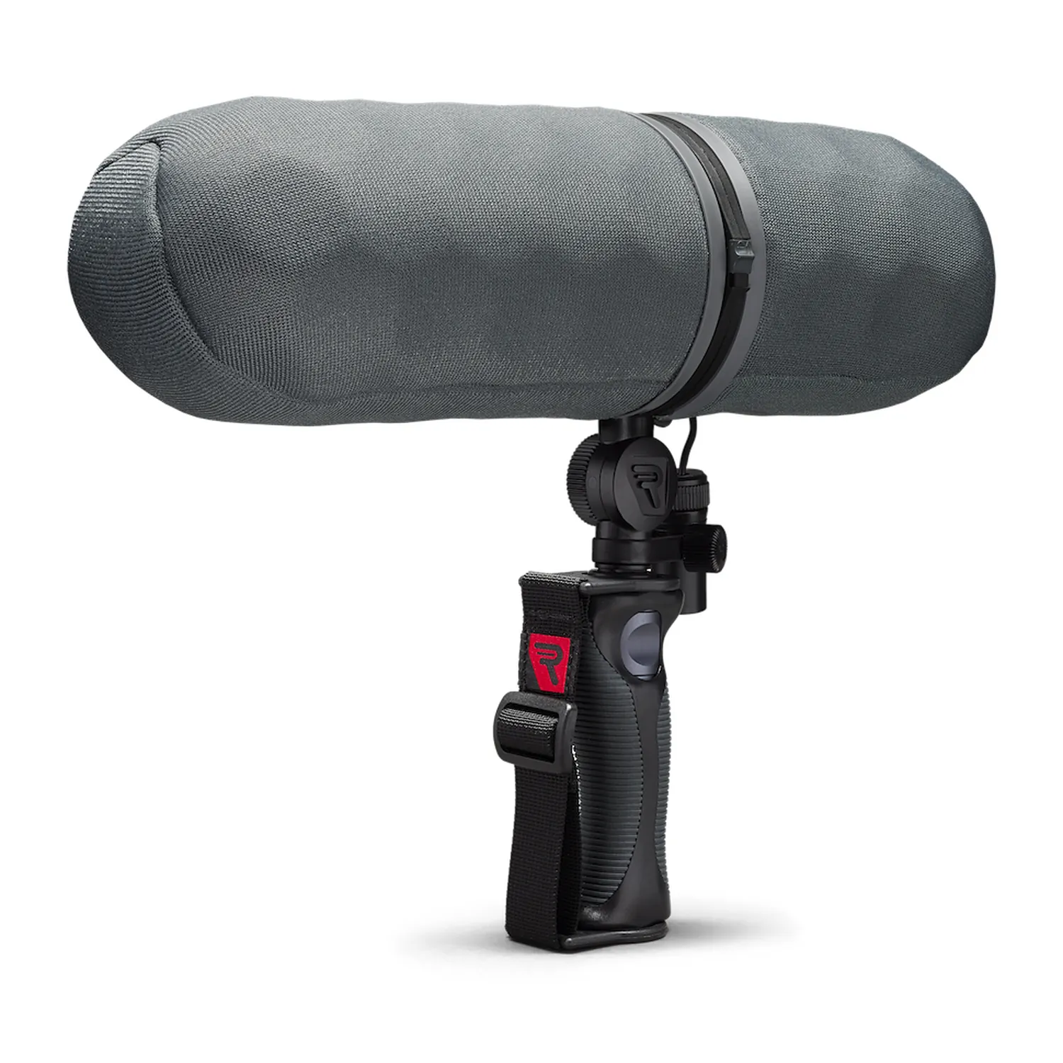 Rycote Nano-Shield Windshield Kit - NS3-CB: NS3-CB basket on the pistol grip.