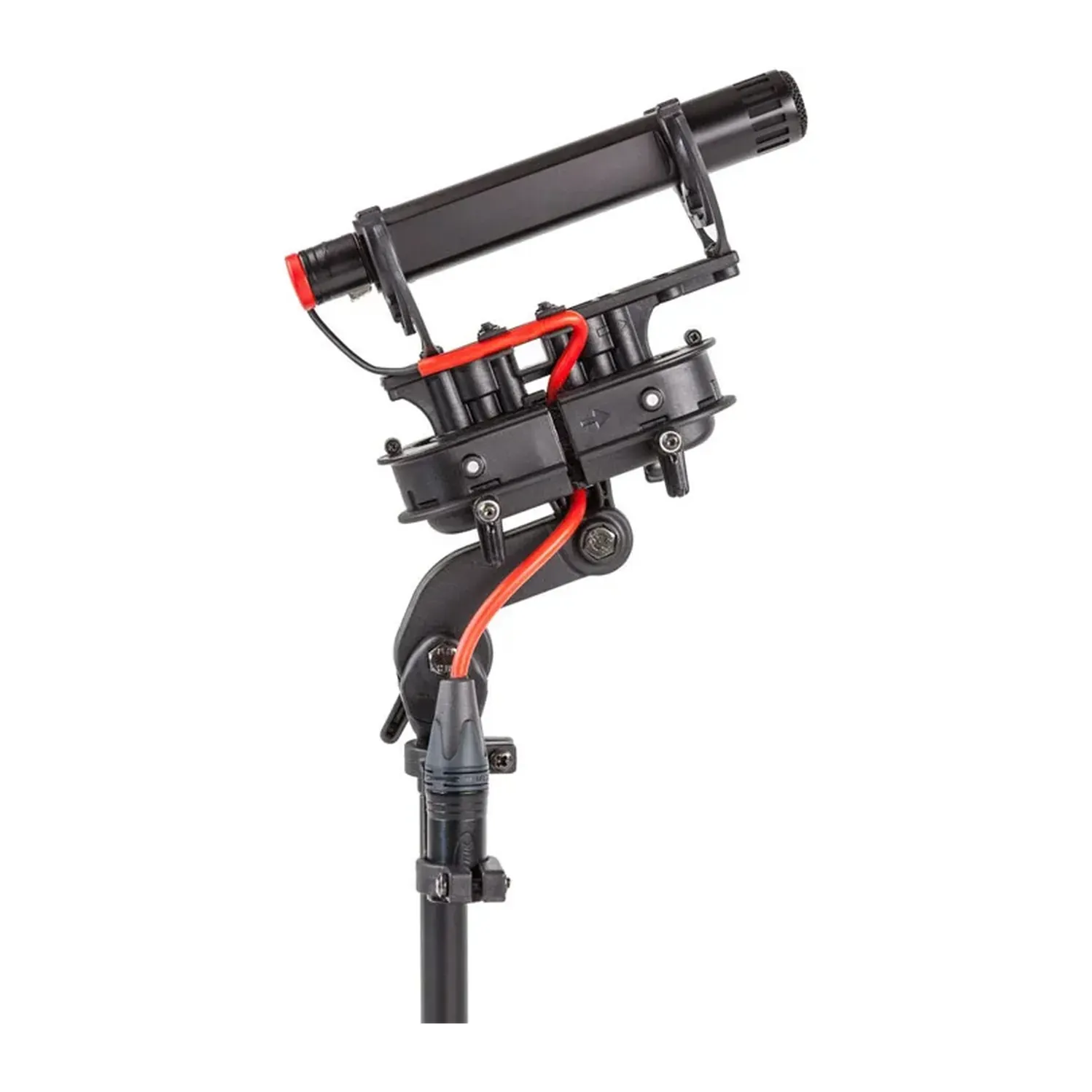 Rycote Cyclone Small XLR Windshield Kit: The Cyclone Small suspension with its basket removed.