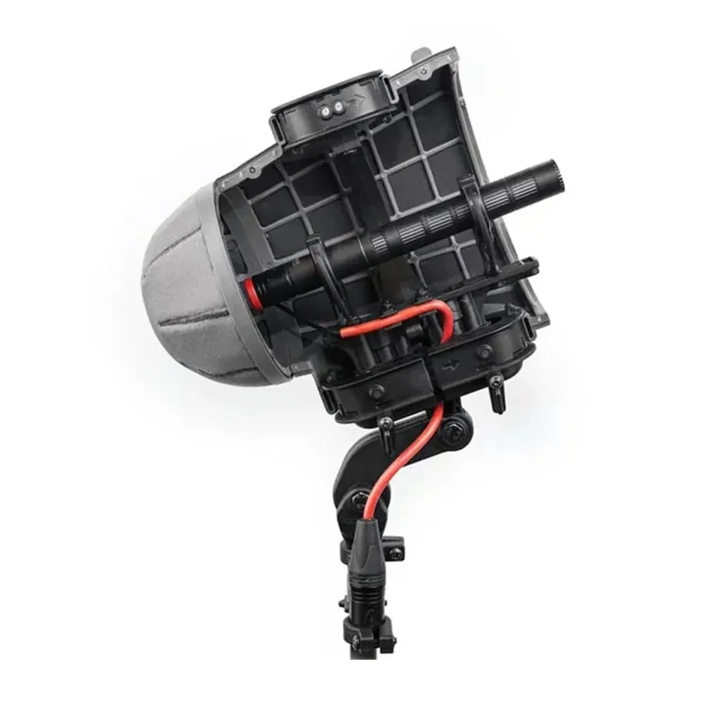 Rycote Cyclone Small XLR Windshield Kit: The Cyclone Small basket half open.