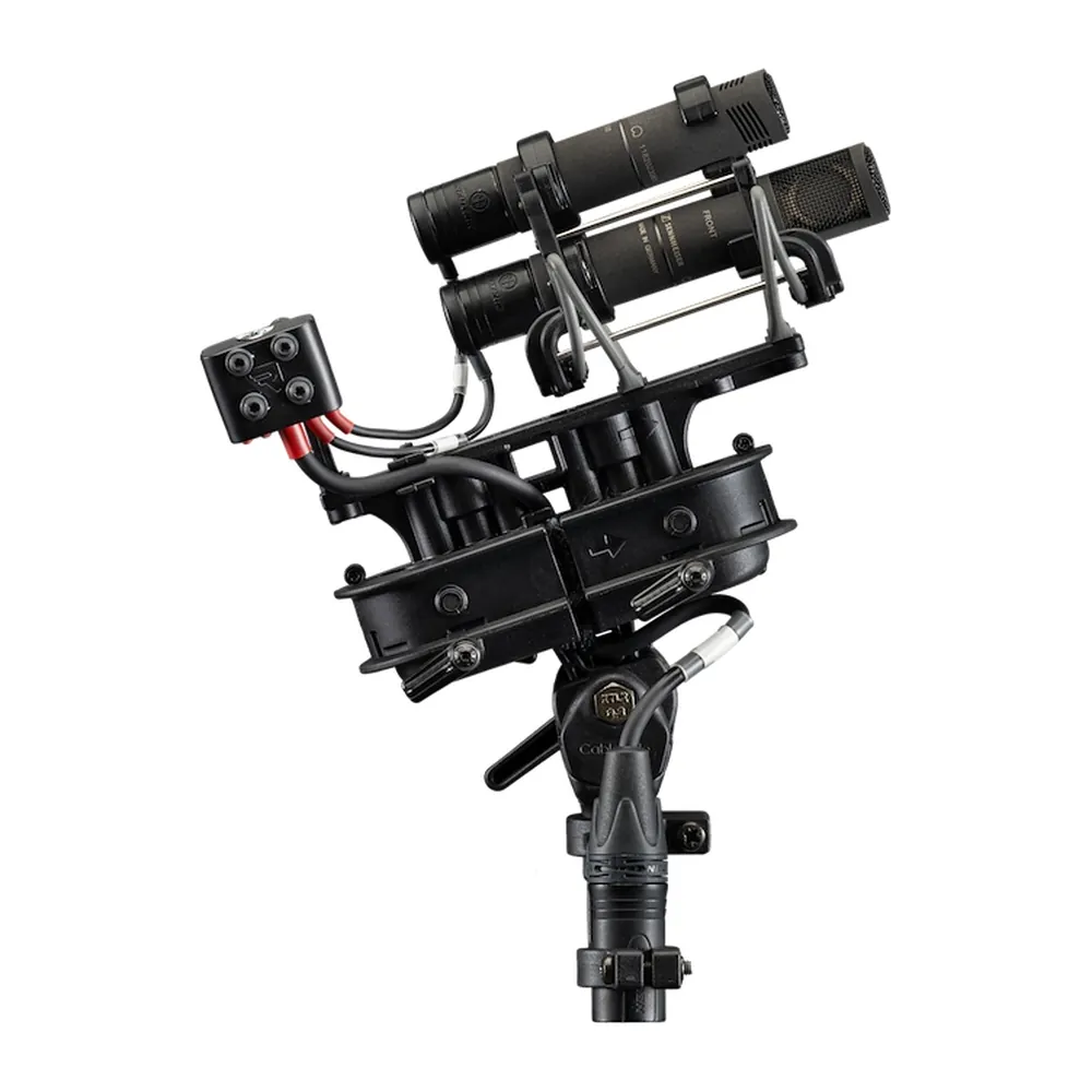 Rycote Stereo Cyclone MS Kit 18: The suspension holding the two mics without the basket.