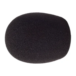 Rycote Reporter Mic Foam Windshields - 30/55 mm, a black 30/55 mm reporter mic foam.