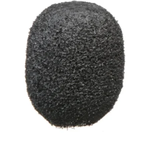 Rycote Neoprene Lavalier Foam Windscreen (Water-Resistant), a close view of the black neoprene-coated foam.