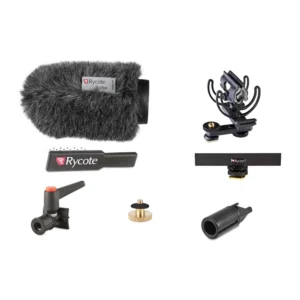 Rycote Classic-Softie Camera Kit - 12 cm (19/22 mm): The 12 cm Classic-Softie Camera Kit parts laid out.