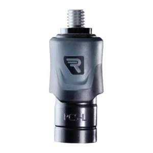 Rycote PCS-Lite 3/8" Quick Release: Tip seated in the socket.