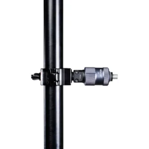 Rycote PCS-Utility Half Coupler Kit Large, the PCS-Utility kit clamped on a tube.
