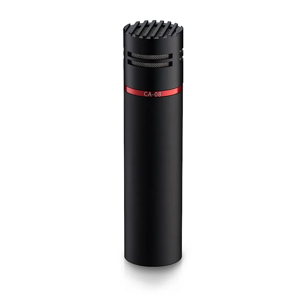 Rycote CA-08 Compact Cardioid Condenser Microphone: The CA-08 standing upright.