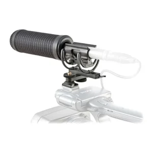 Rycote Classic-Softie Camera Kit: The Classic-Softie Camera Kit on a camera with its InVision mount.
