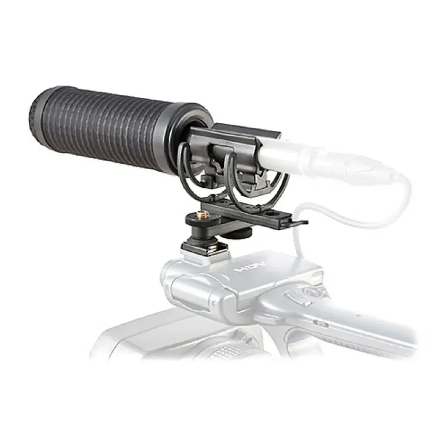 Rycote Classic-Softie Camera Kit: The Classic-Softie Camera Kit on a camera with its InVision mount.