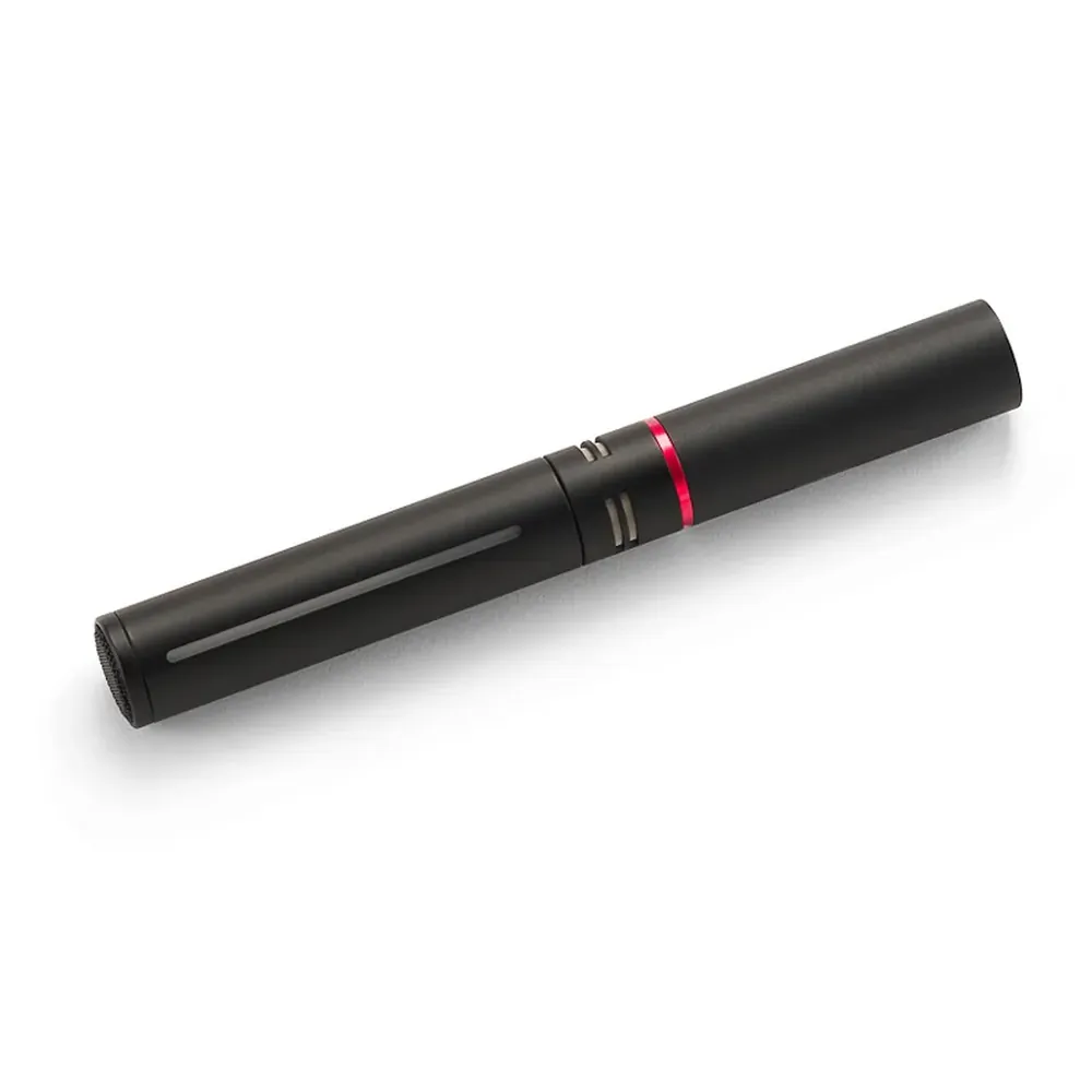 Rycote HC-15 Short Shotgun Microphone, the HC-15 seen from its slotted side.