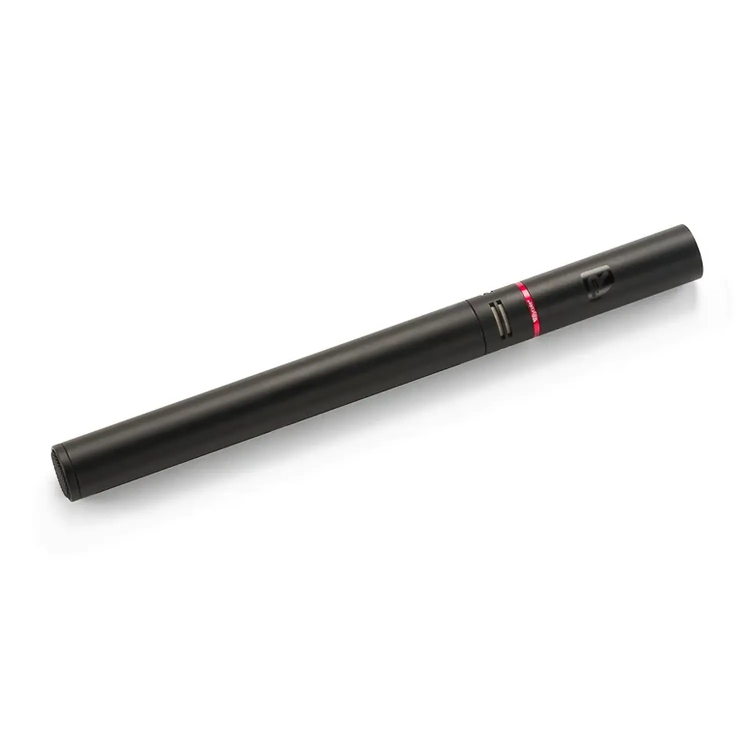 Rycote HC-22 Shotgun Microphone, the black HC-22 shotgun microphone lying at an angle.