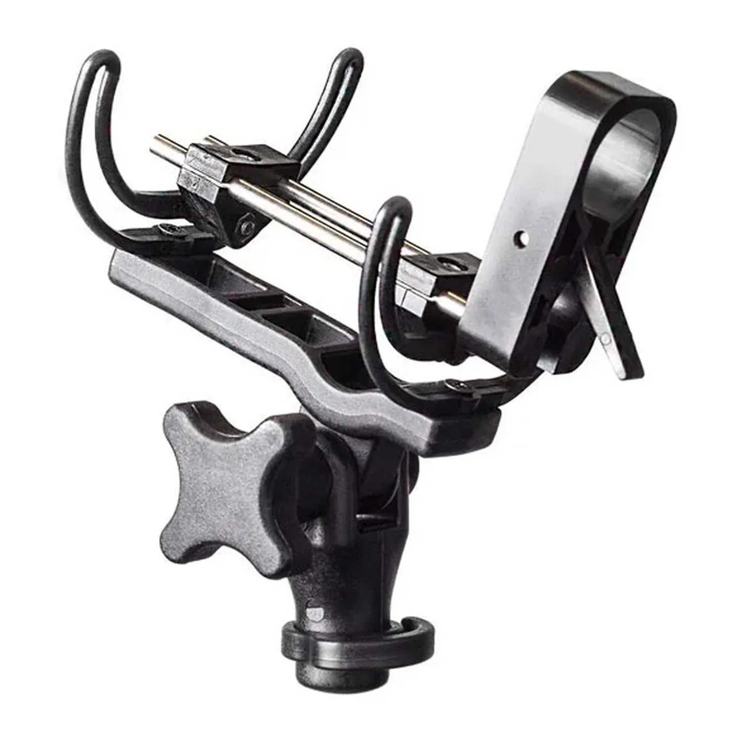 Rycote INV-Lite Shock Mount for Short Shotgun Microphones: The INV-Lite shock mount with its cam-lever clamp.