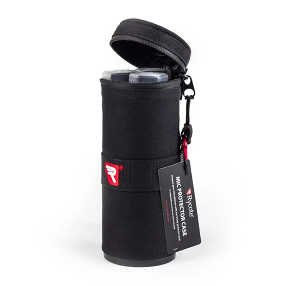 Rycote Mic Protector Case: The case closed with its carry strap.