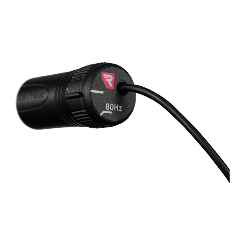 Rycote Nano-Shield Windshield Kit: The XLR cable's switchable 80 Hz low-cut.