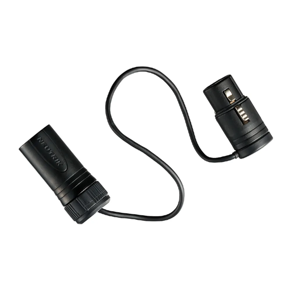Rycote Nano-Shield Windshield Kit: The low-profile XLR cable.