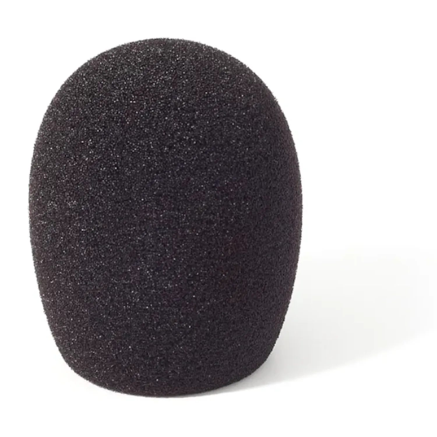 Rycote Reporter Mic Foam Windshields, a black reporter mic foam.