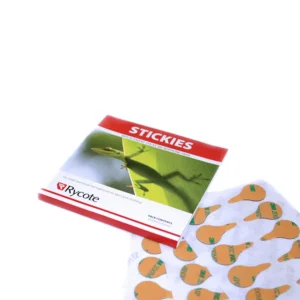 Rycote Stickies Adhesive Pads for Lavalier Mics: A Stickies pack with sheets of adhesive pads.
