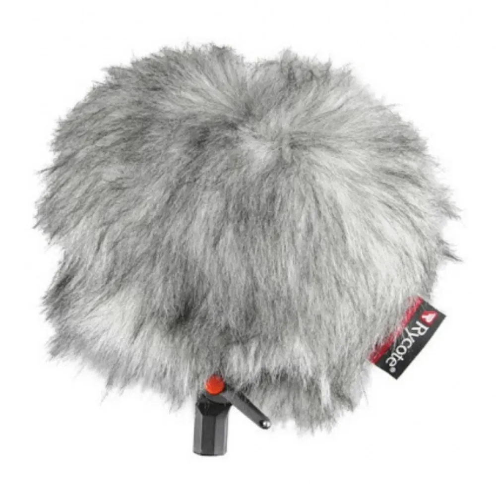 Rycote Modular Windshield WS 9 Kit: WS 9 windshield with the Windjammer fitted.