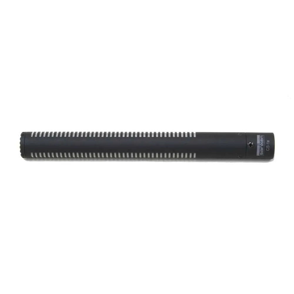 Sanken CS-1e Short Shotgun Microphone: The mic from the side.