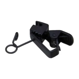 Sanken HC-11 Horizontal Tie Clip for COS-11D (Black): The black horizontal clip.