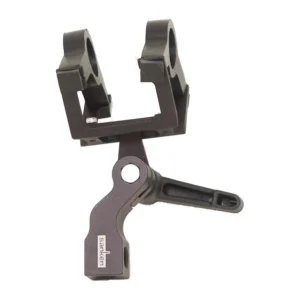 Sanken KS-1 Shock Mount for CS-1 and CS-1e: The black shock mount with its two polymer mounts and handle.