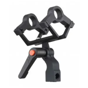 Sanken KS-3 Shock Mount for CS-3e: The black shock mount with its two polymer mounts and handle.