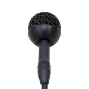 Sanken WSL-11 Large Metal Windscreen for COS-11D: The windscreen fitted on a lavalier mic.