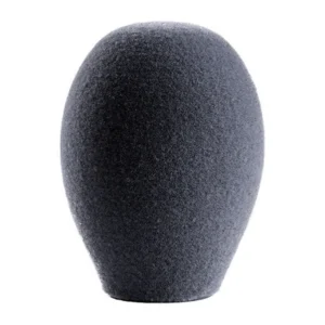 Schoeps B 5 D Hollow Foam Wind and Pop Shield: The gray B 5 D hollow foam windscreen.
