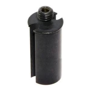 Schoeps ST 20-3/8 Table Mounting Cylinder: The long version, a black cylinder with a 3/8 inch stud and side notches for the cable.