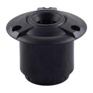 Schoeps TEF Tabletop Mounting Adapters: The black flange with its elastic insert for a 20 mm cylinder.