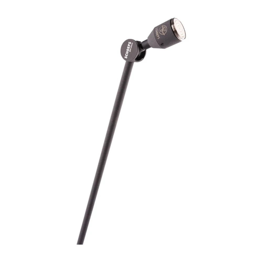 Schoeps TM GRG and TM RG Table Stands with Swivel: The tube with a capsule at its upper swivel.