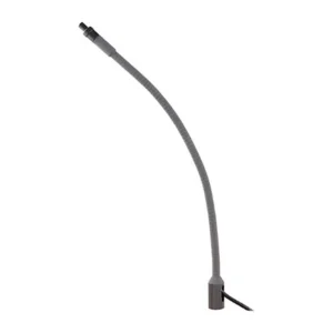 Schoeps TM S Gooseneck Table Stands: The 250 mm gooseneck standing upright with a capsule at its tip.