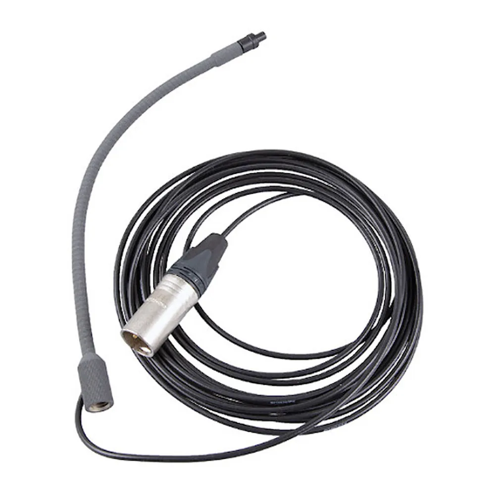 Schoeps TM S Gooseneck Table Stands: The gooseneck with its 5 m cable to an XLR-3M plug.