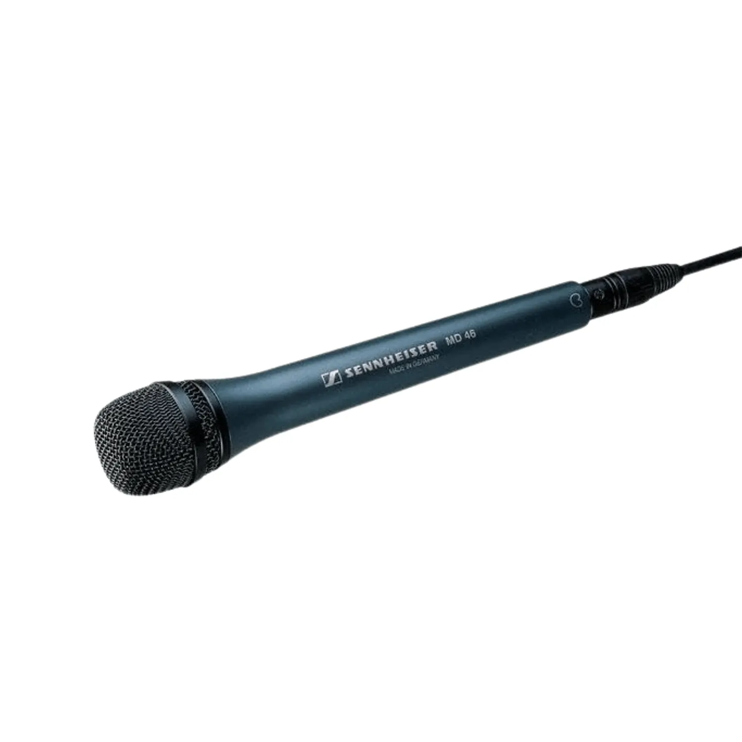 Sennheiser MD 46 Cardioid Dynamic Interview Microphone: The MD 46 handheld microphone.